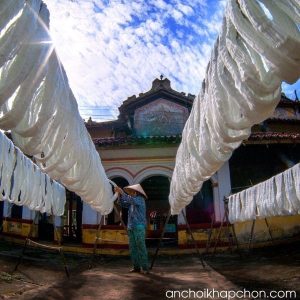 Làng nghề dệt khăn ở Hưng Hà - Thái Bình 